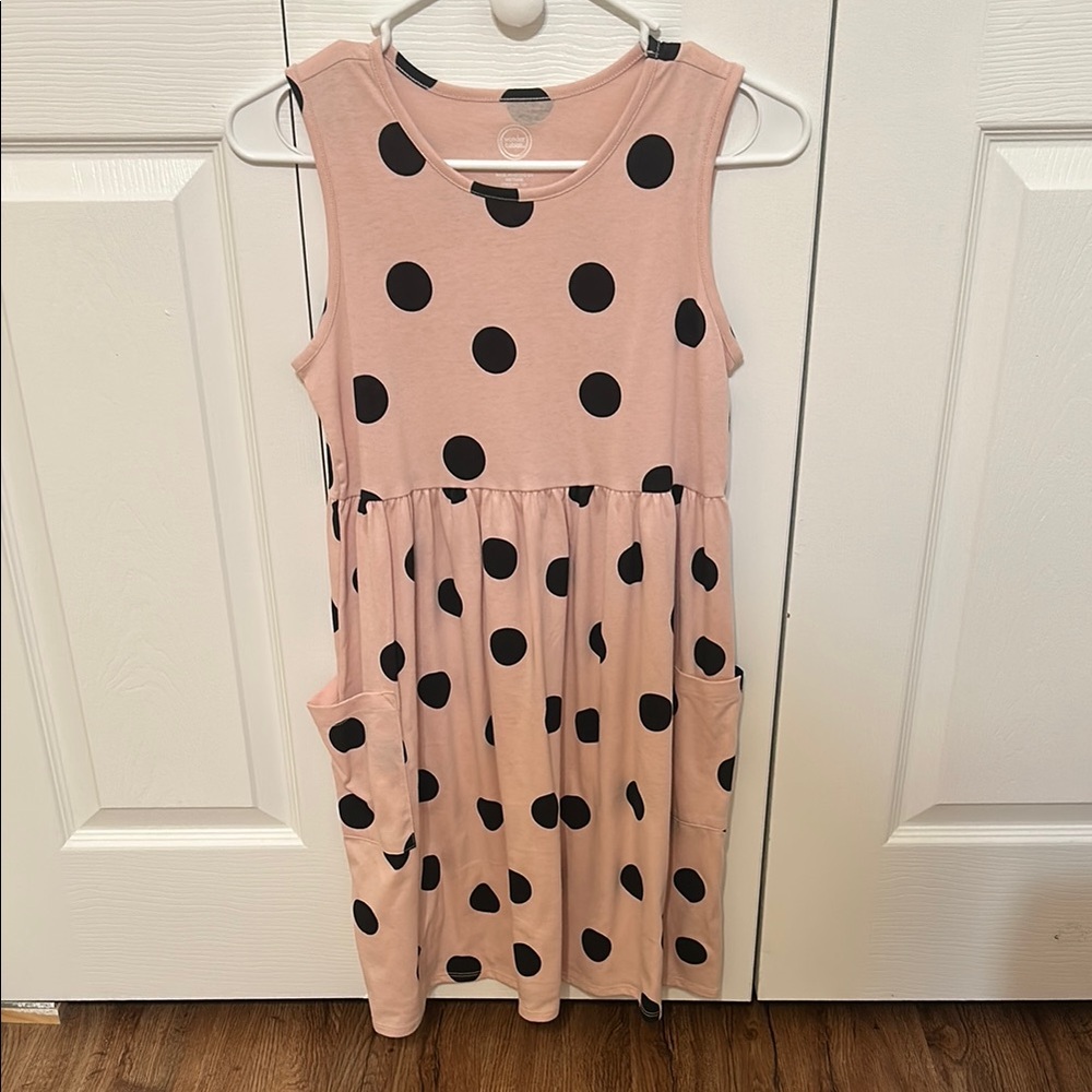 Wonder Nation Pink Sleeveless Crew Neck Sundress